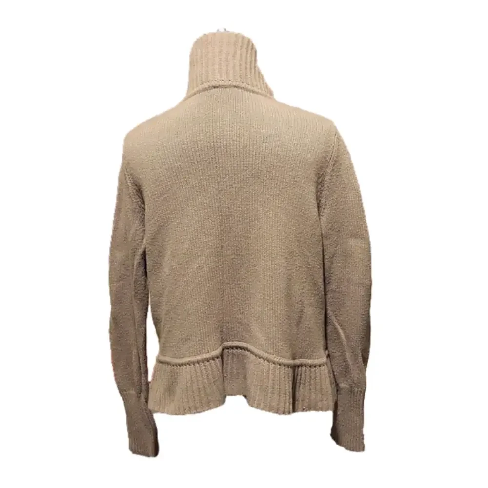 Talbot's Women's open ribbed knit cardigan, Size medium petite, Tan - Picture 2 of 8